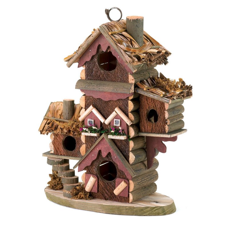 fall decor ideas - decorative birdhouse