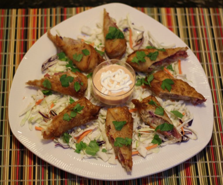 Best Corned Beef and Cabbage Egg Rolls Recipe