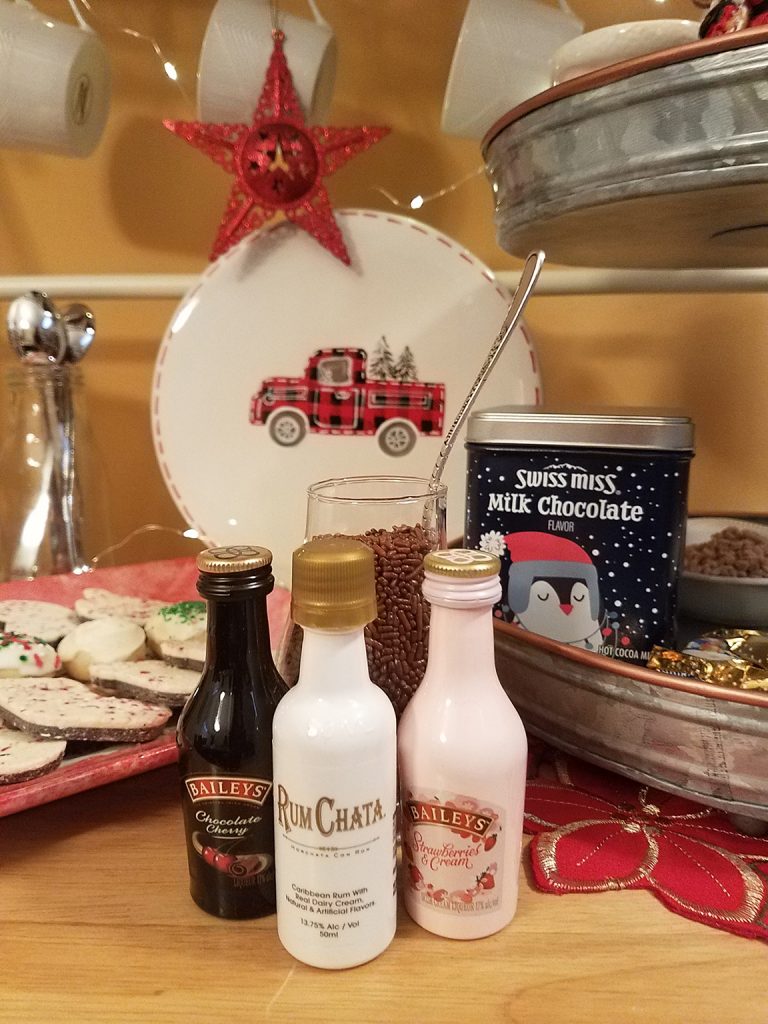 Christmas hot cocoa bar ideas
