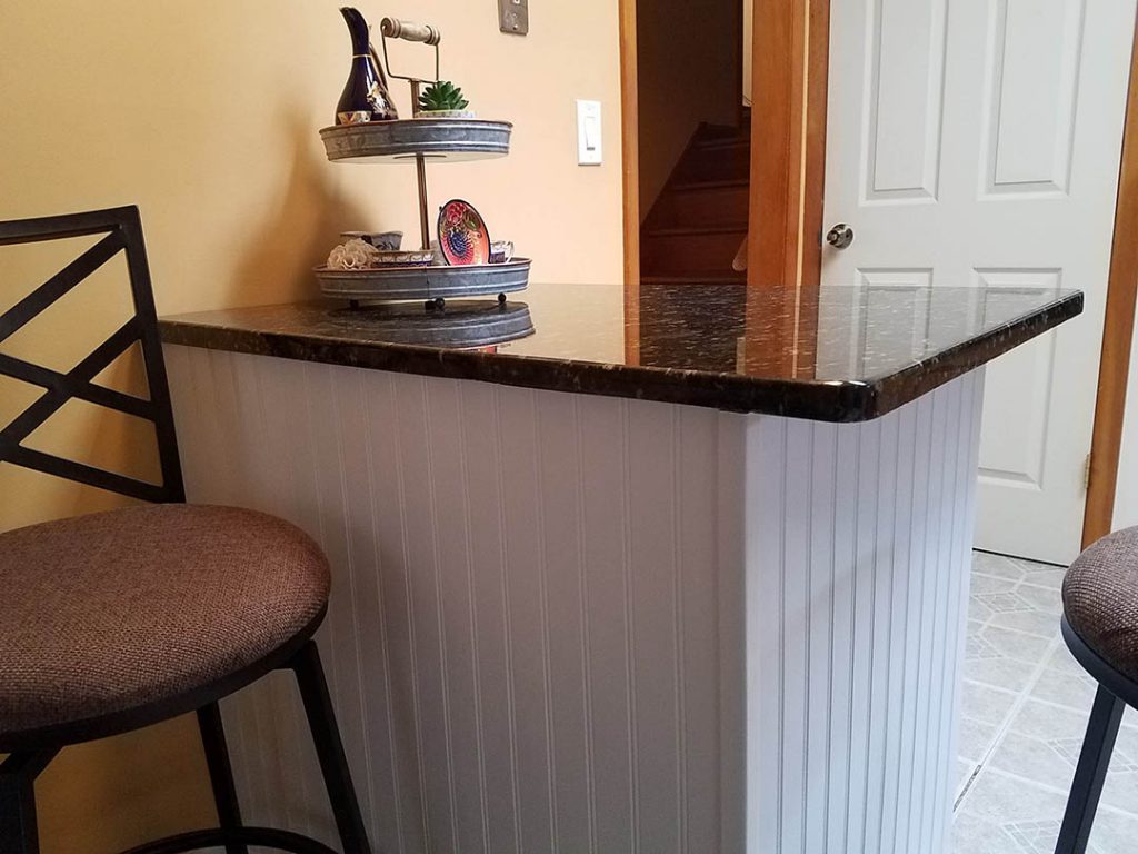 Laminate Kitchen Island Makeover Back