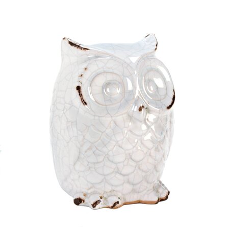 fall decor ideas - ceramic owl