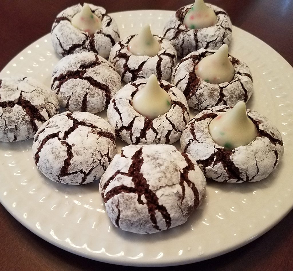 Cookies-n-Creme Chocolate Crinkle Cookies Recipe