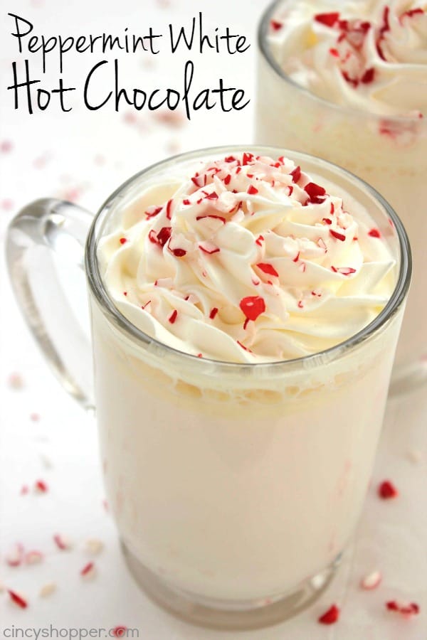 Christmas hot cocoa bar drinks