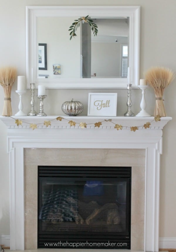 Modern Fall Mantel Ideas