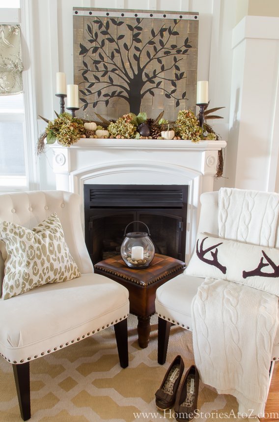 DIY Fall Mantel Ideas