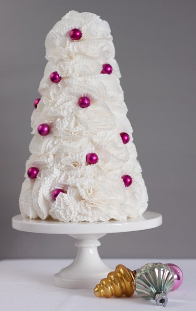 DIY Cupcake Liner Christmas Tree