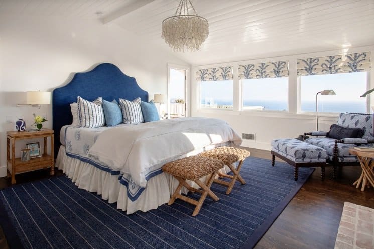 Blue Coastal Bedroom Ideas and Beachy Bedroom Decor