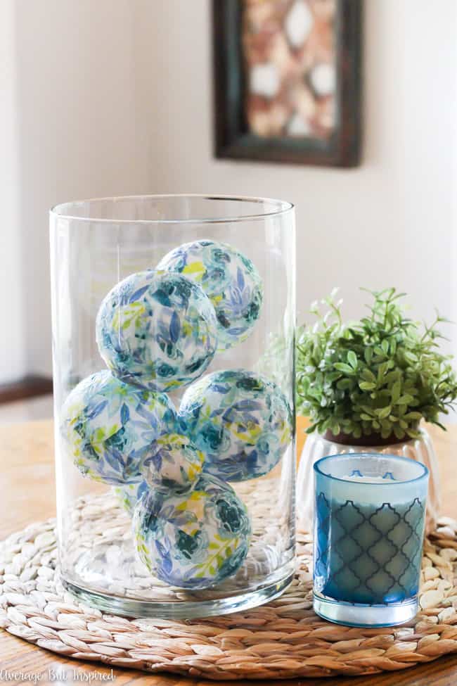 clear glass vase fillers