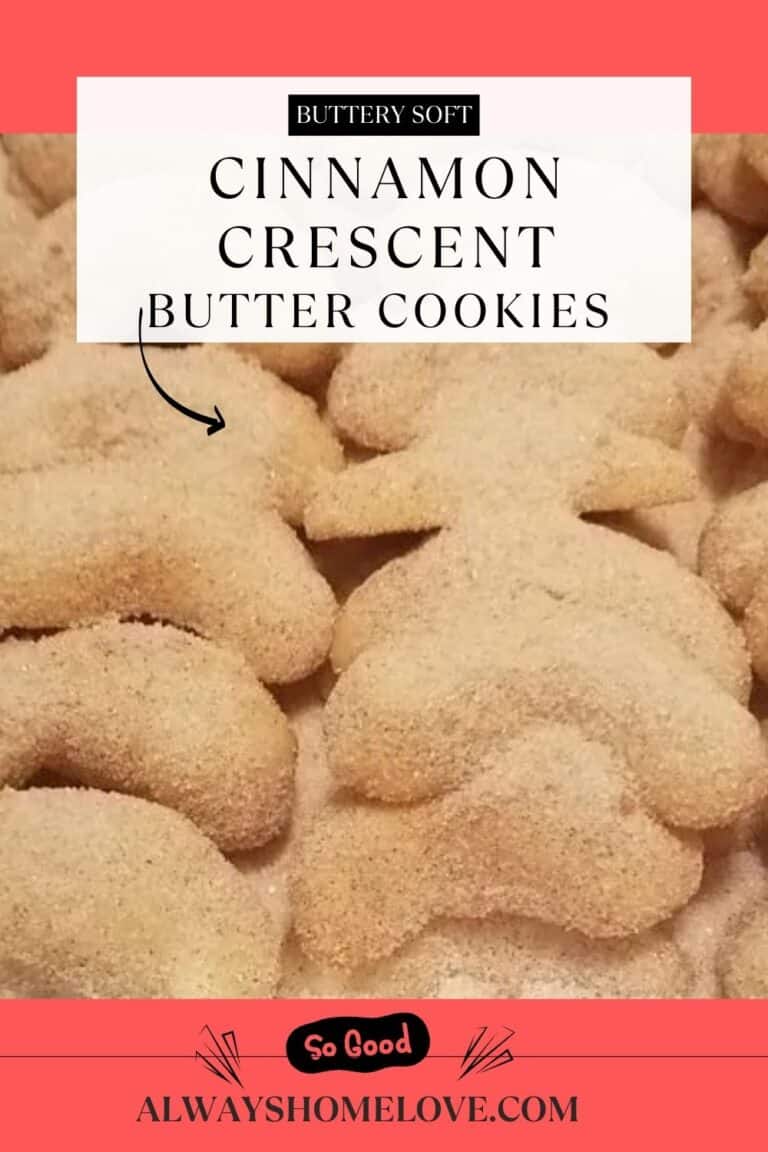 Best Cinnamon Crescent Butter Cookies Recipe