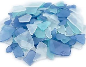 Sea glass for home decor