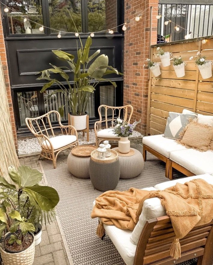 Boho Outdoor Living Space Ideas for Patios and Backyards