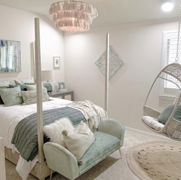 how to create a modrn boho bedroom