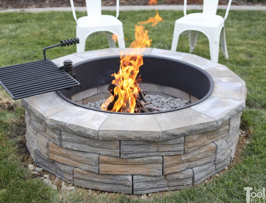 build a stone fire pit