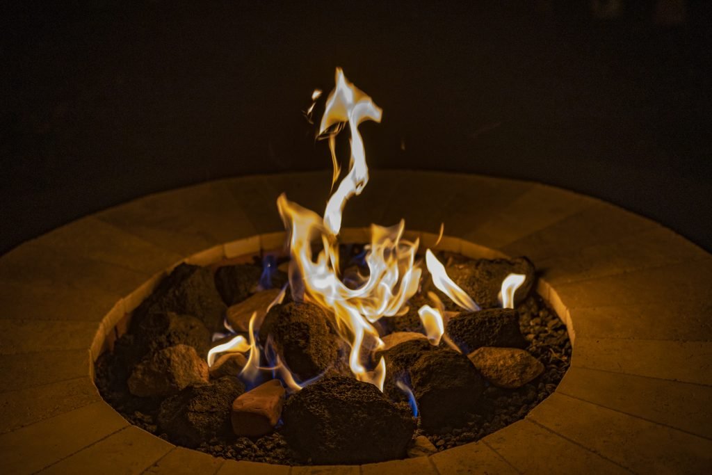 stone fire pit safety