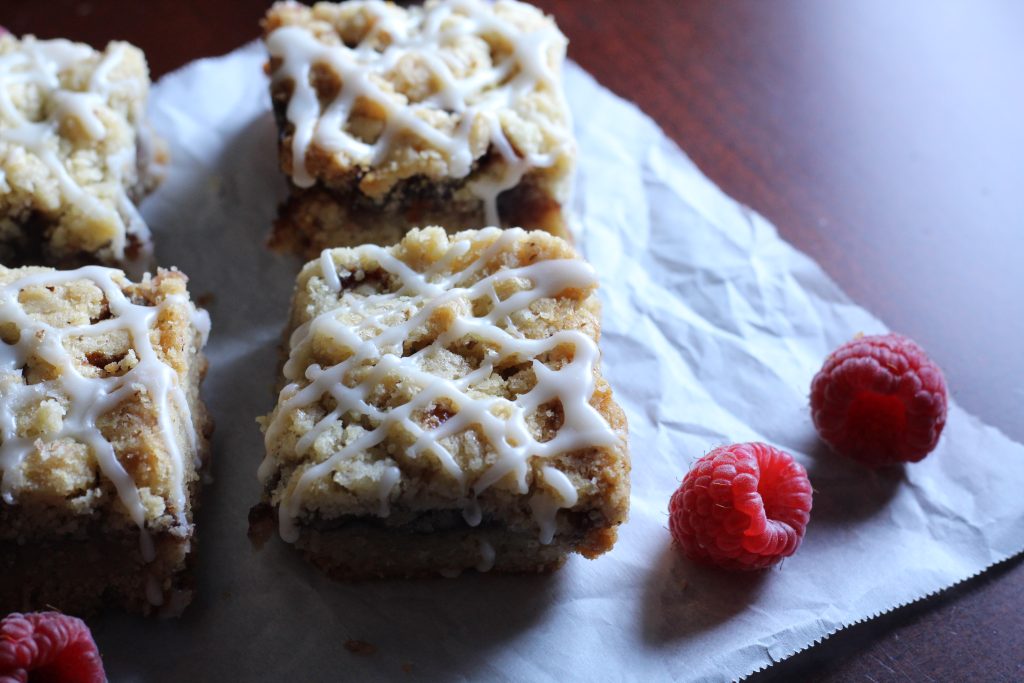 white chocolate raspberry bars