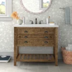 Modern Farmhouse Powder Room Vanity