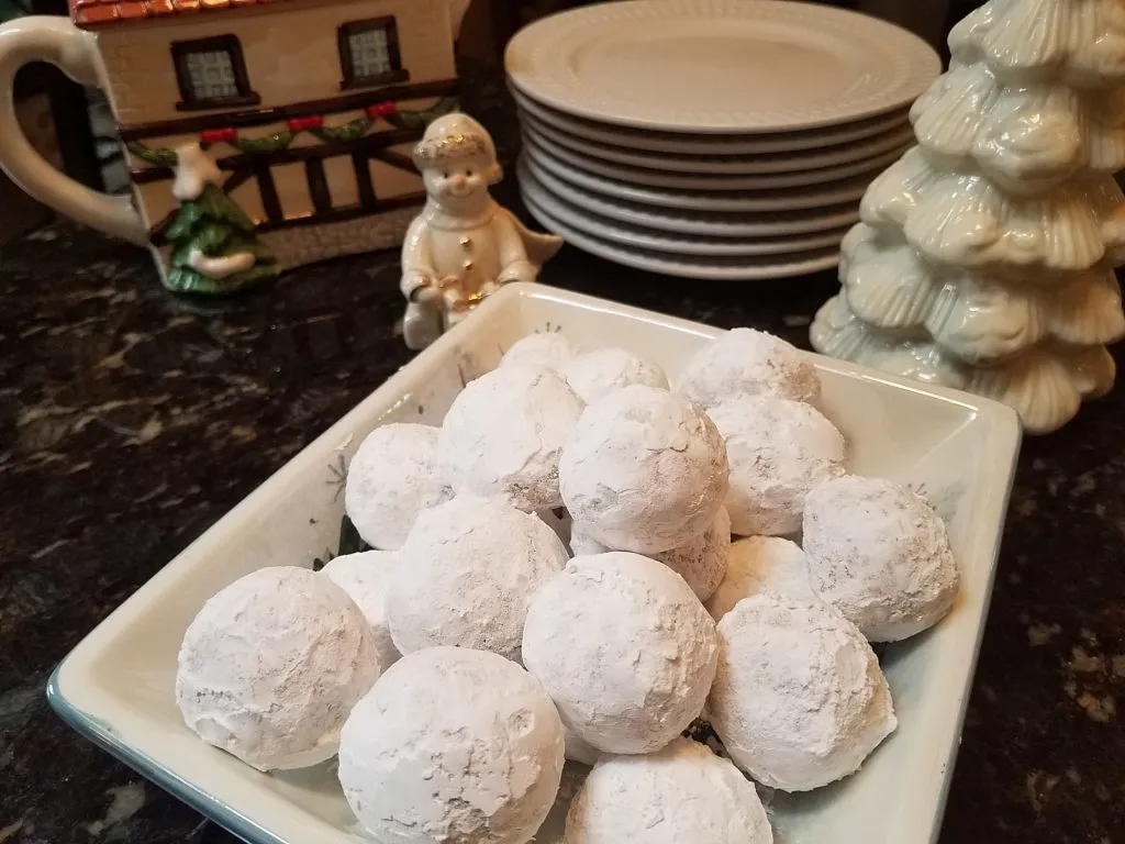 cherry snowball cookies