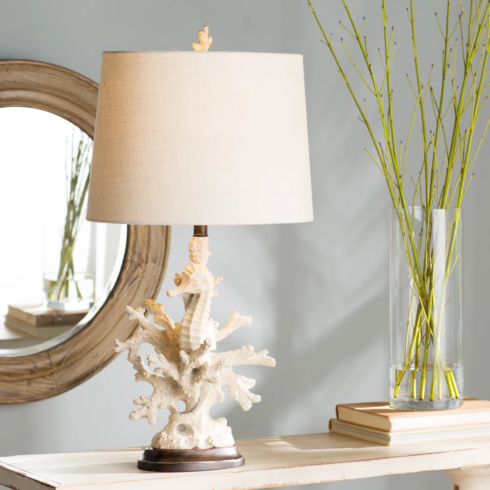 coastal seahorse lamp