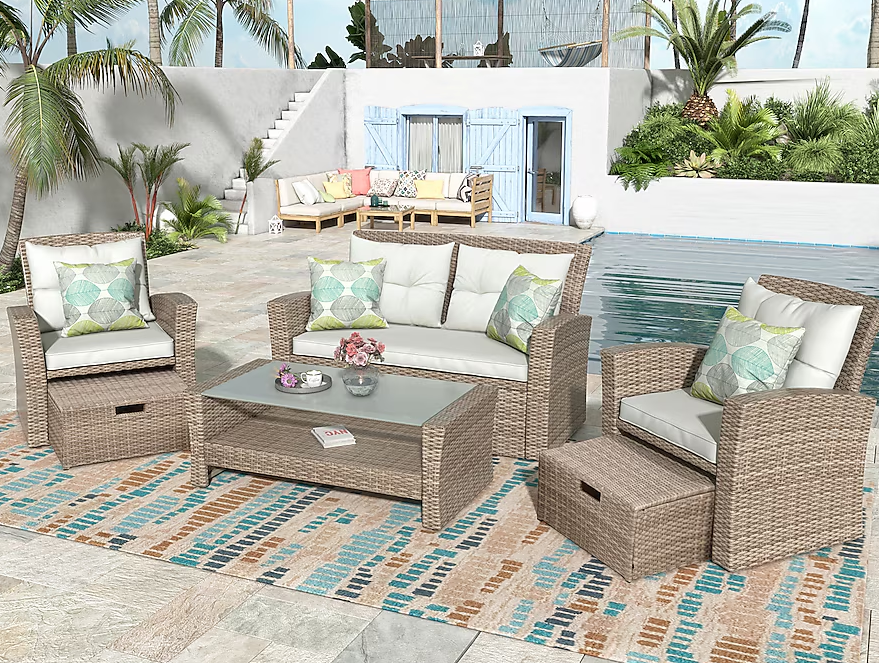 coastal patio furniture set