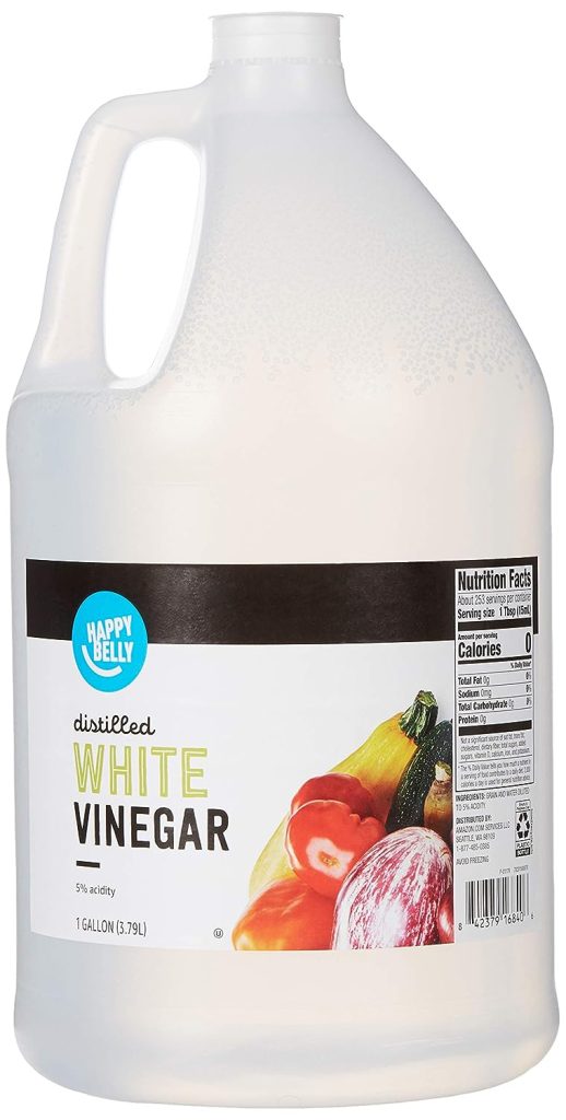 white vinegar fabric softener