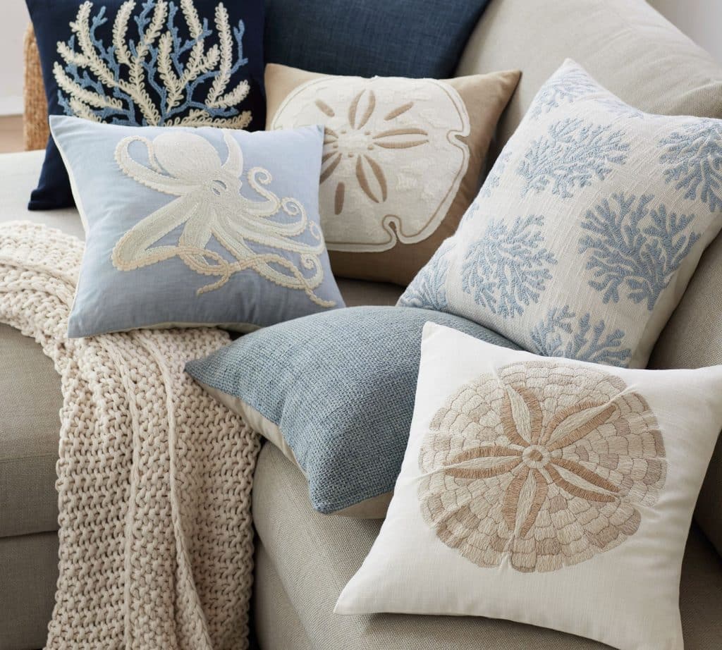 coral pillow