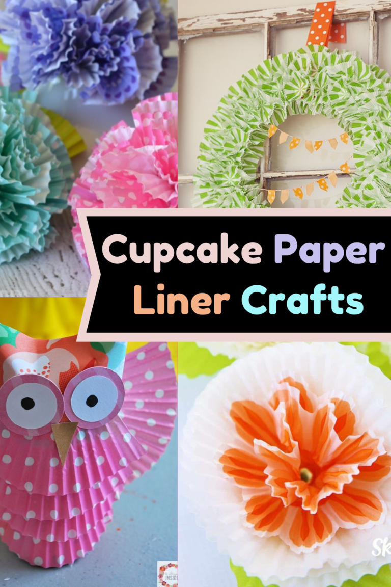 20 + Beautiful DIY Cupcake Liner Crafts for Decor