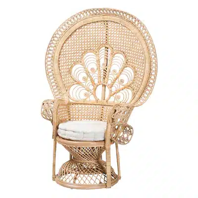 Boho Peacock Chair Wicker