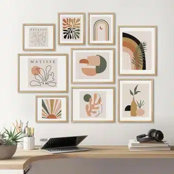 Boho Living Room Decor: Picasso Wall Art