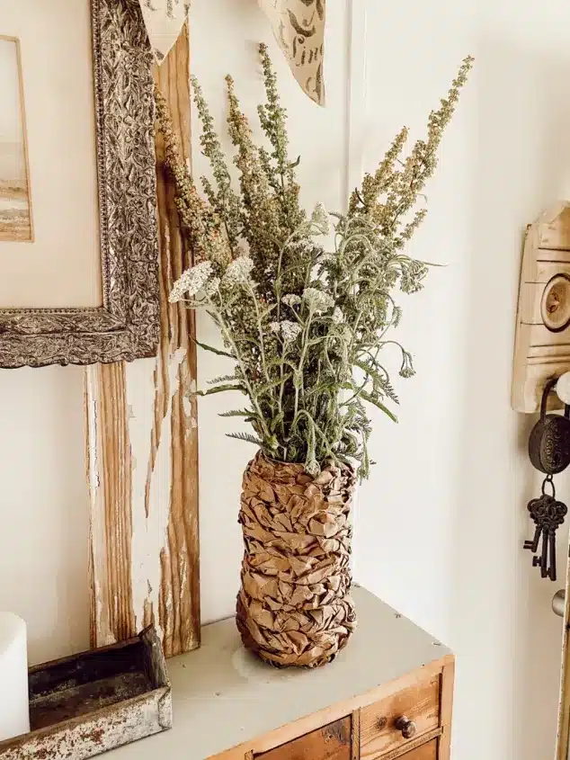 Make a Brown Paper Bag Vase