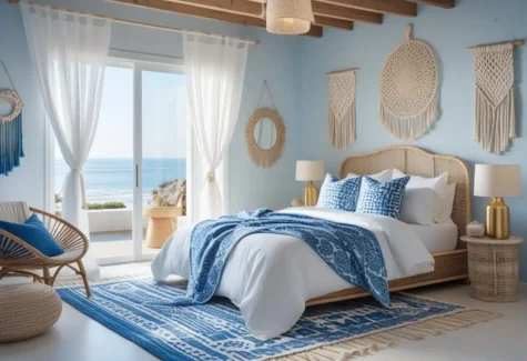 Boho Chic Coastal Bedroom